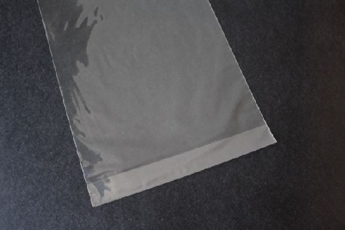 saco plástico transparente adesivado