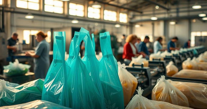 Fabricação de Sacolas Plásticas Sustentáveis