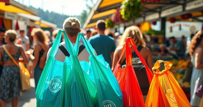Comprar sacolas plásticas para uso eficiente e sustentável