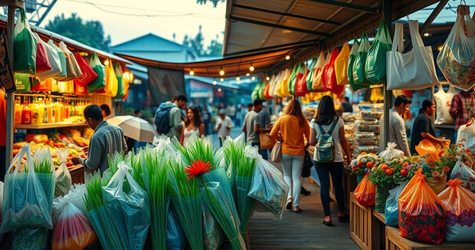 Onde comprar sacolas plásticas para suas necessidades diárias