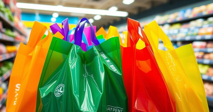 Sacolas plásticas personalizadas para supermercado que atraem clientes e aumentam suas vendas