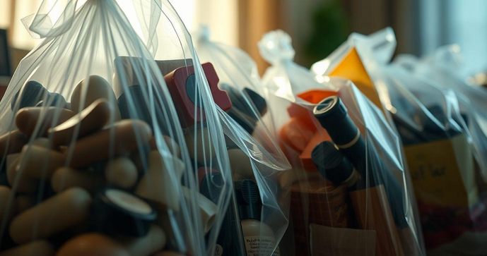Sacos plásticos transparentes e suas vantagens para armazenamento